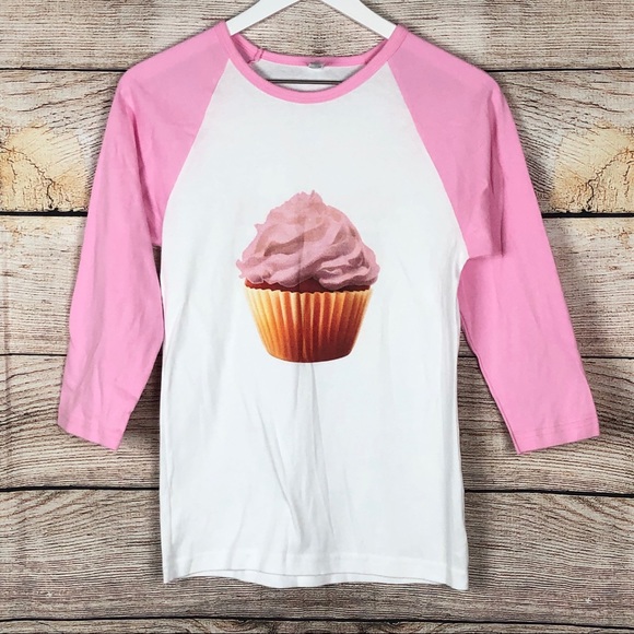 American Apparel Tops - American Apparel | Cream Filled Baseball T-Shirt